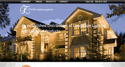 Desktop Screenshot of estatelighting.ca